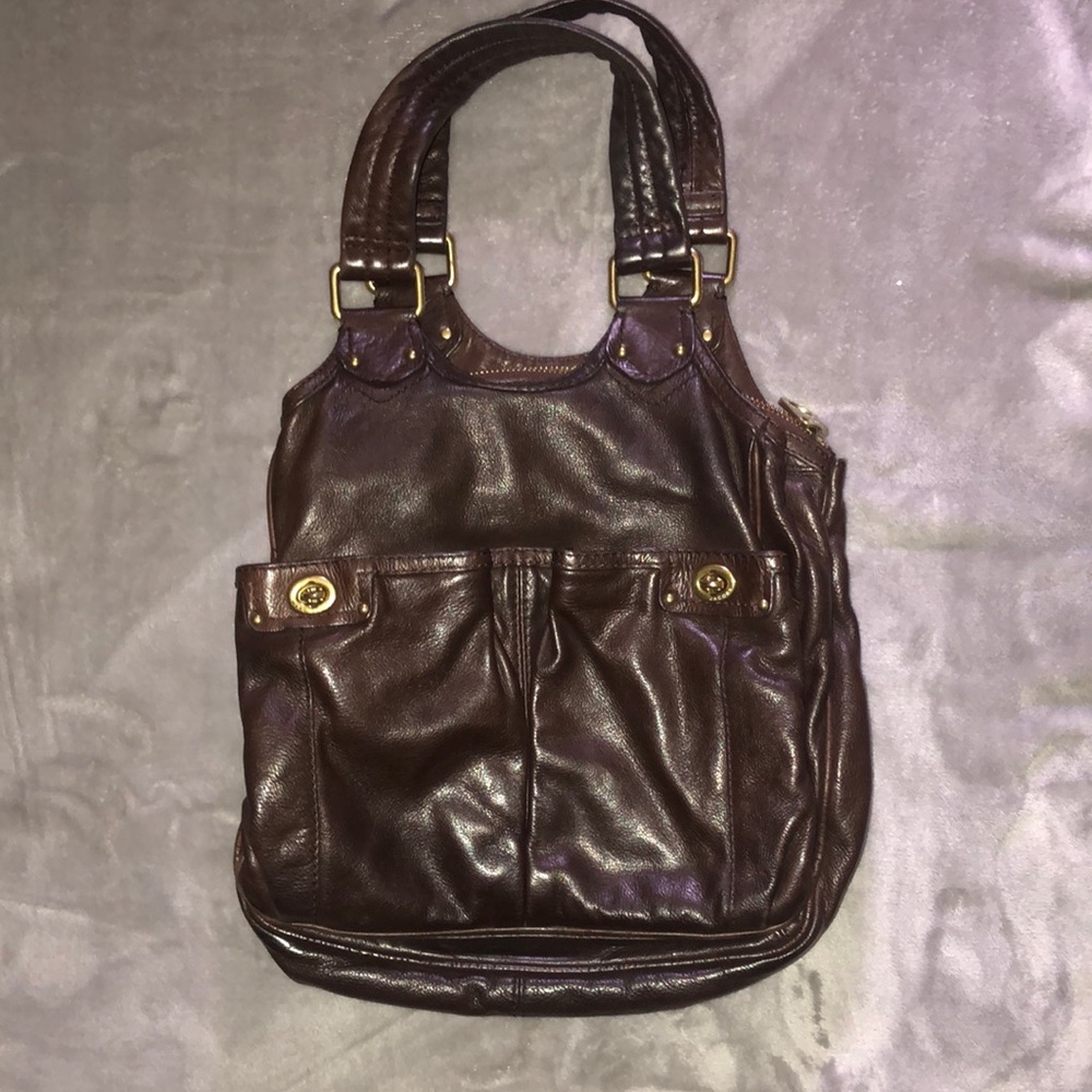 Marc Jacobs brown leather handbag